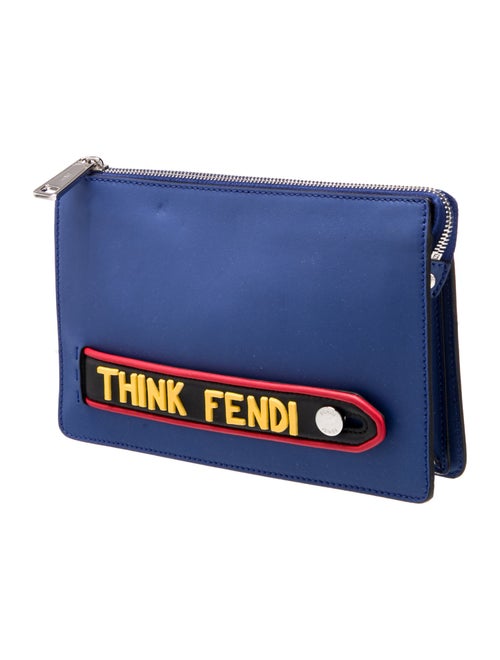 Fendi Leather Clutch