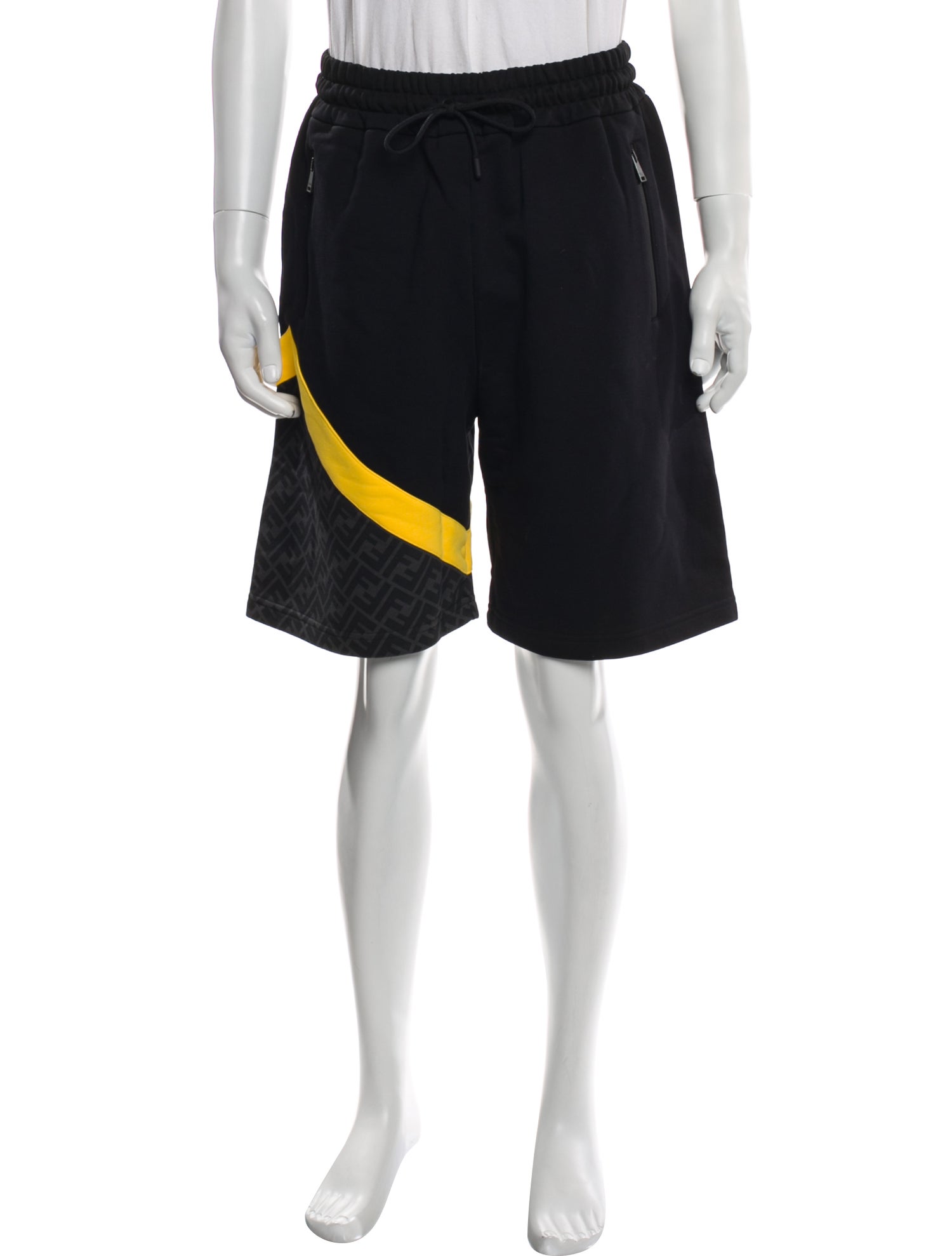 Fendi Zucca FF Logo Jogger Shorts w/ Tags