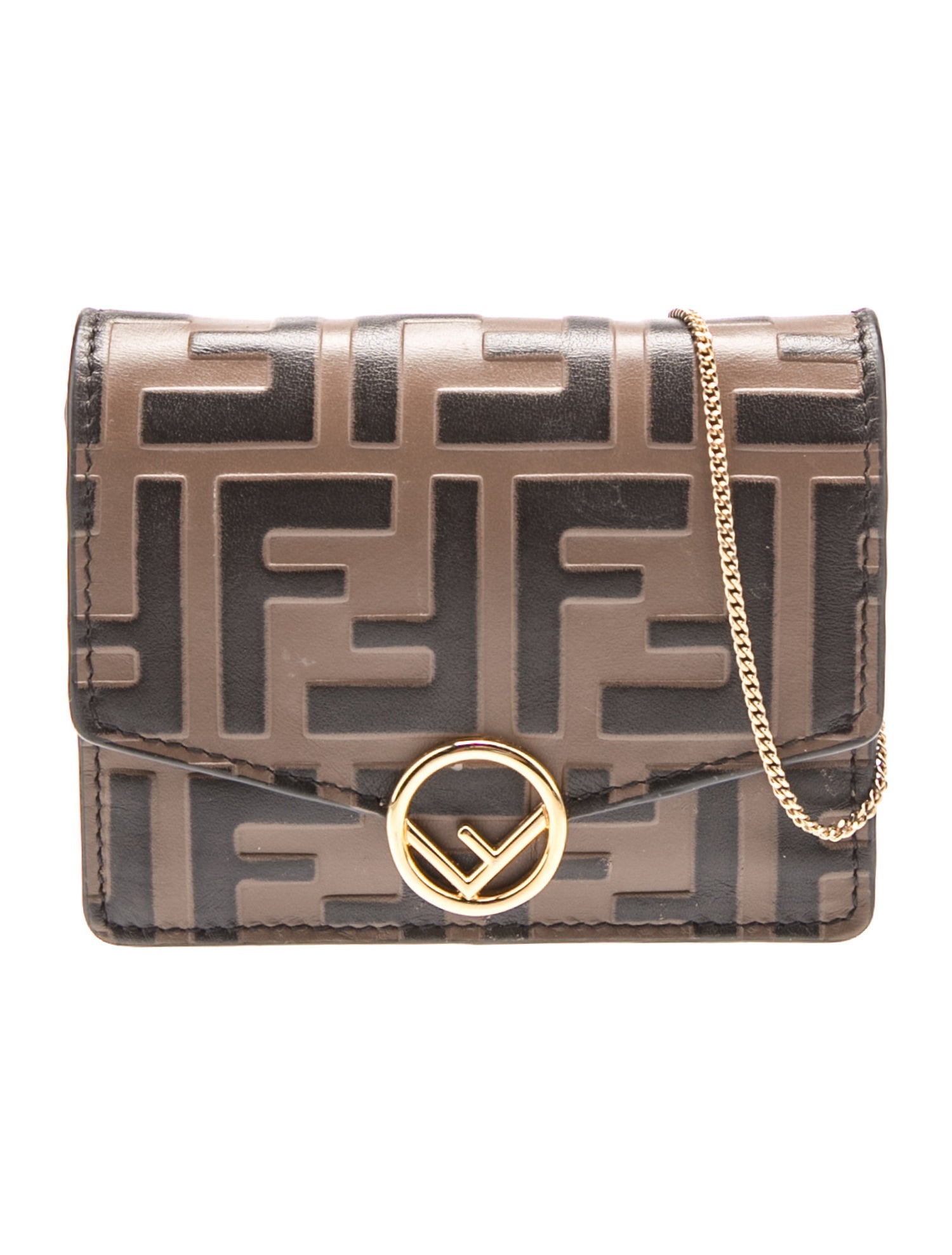 Fendi Zucca FF Clutch Mini