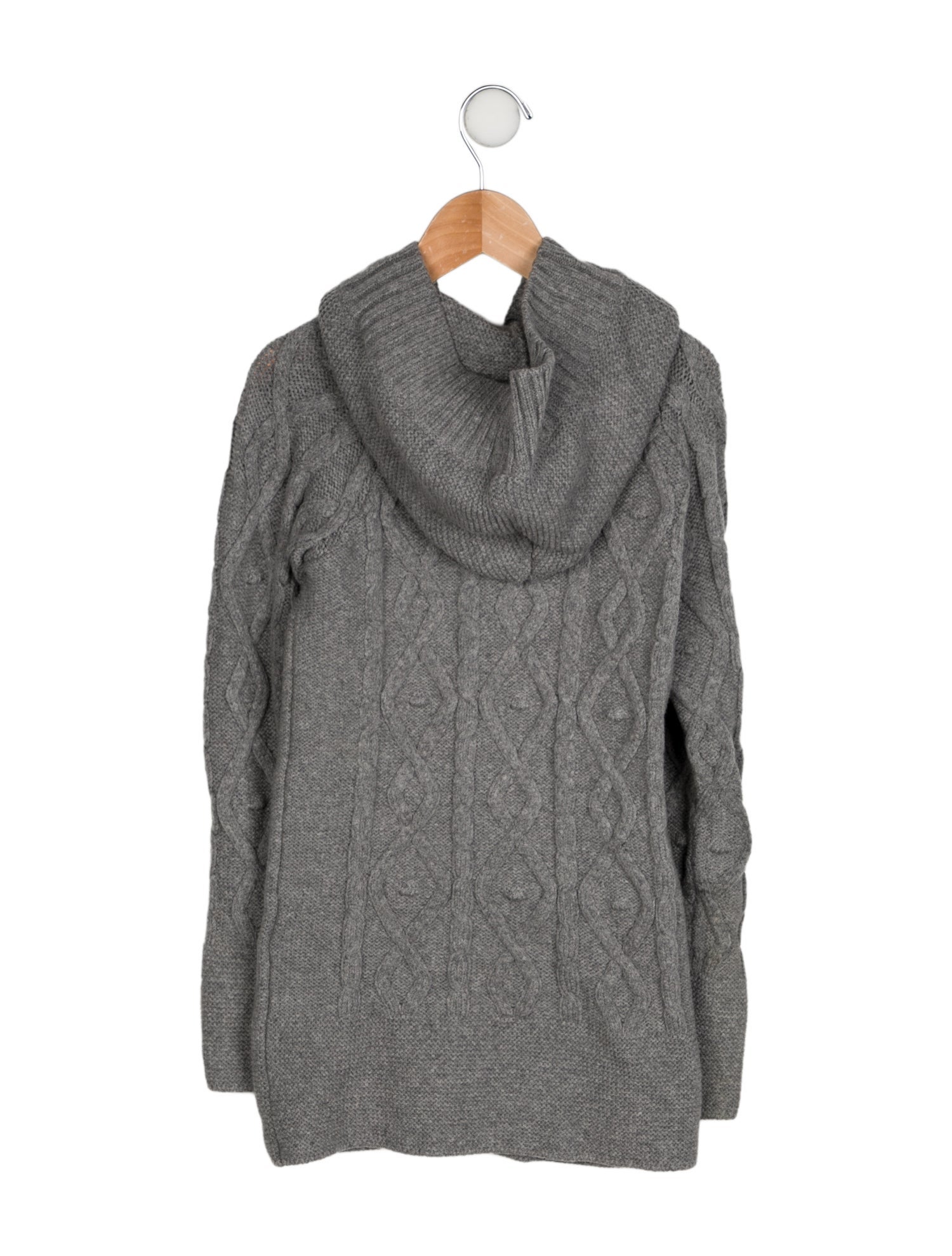 Fendi Girls' Toggle Hooded Cardigan