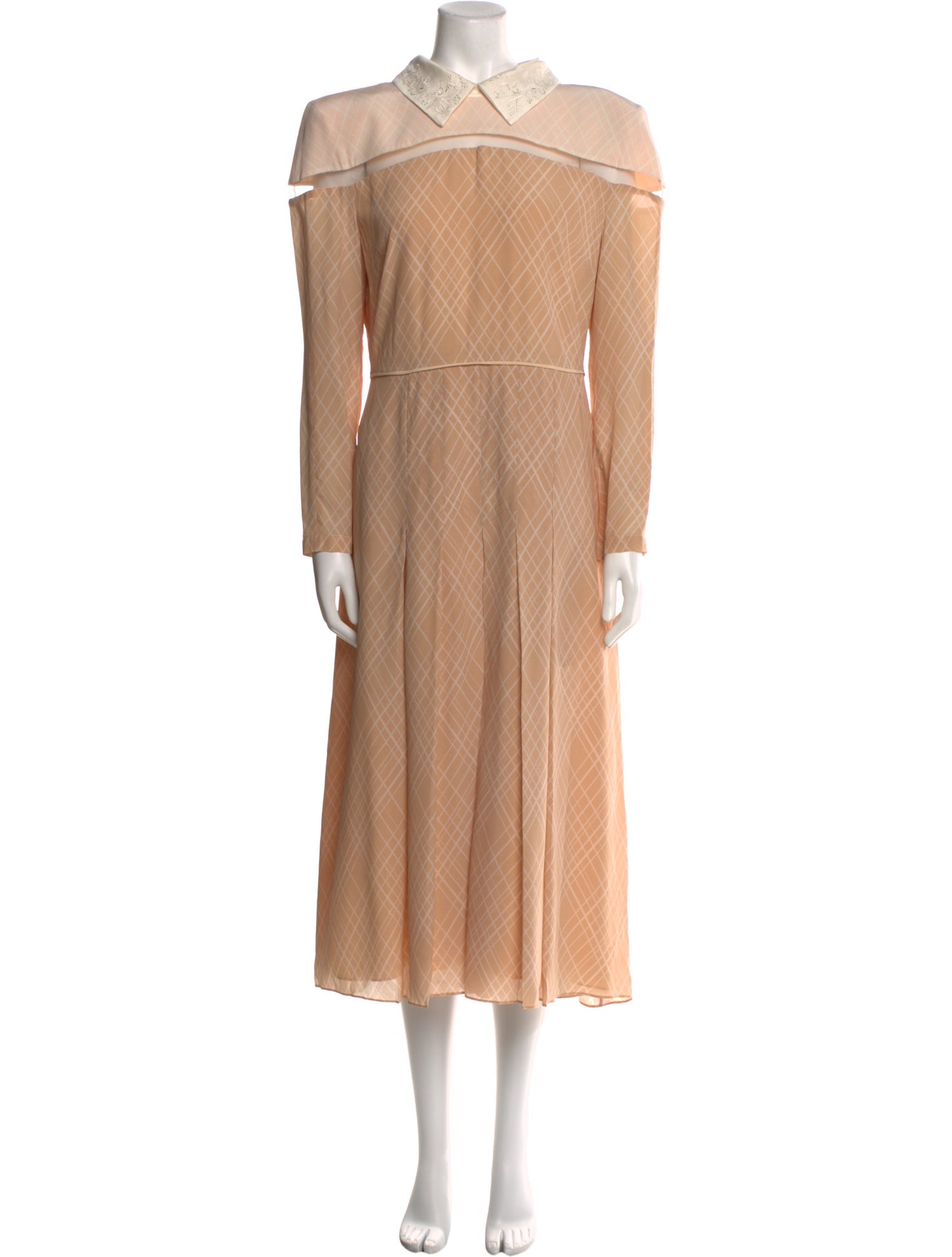 Fendi Silk Long Dress
