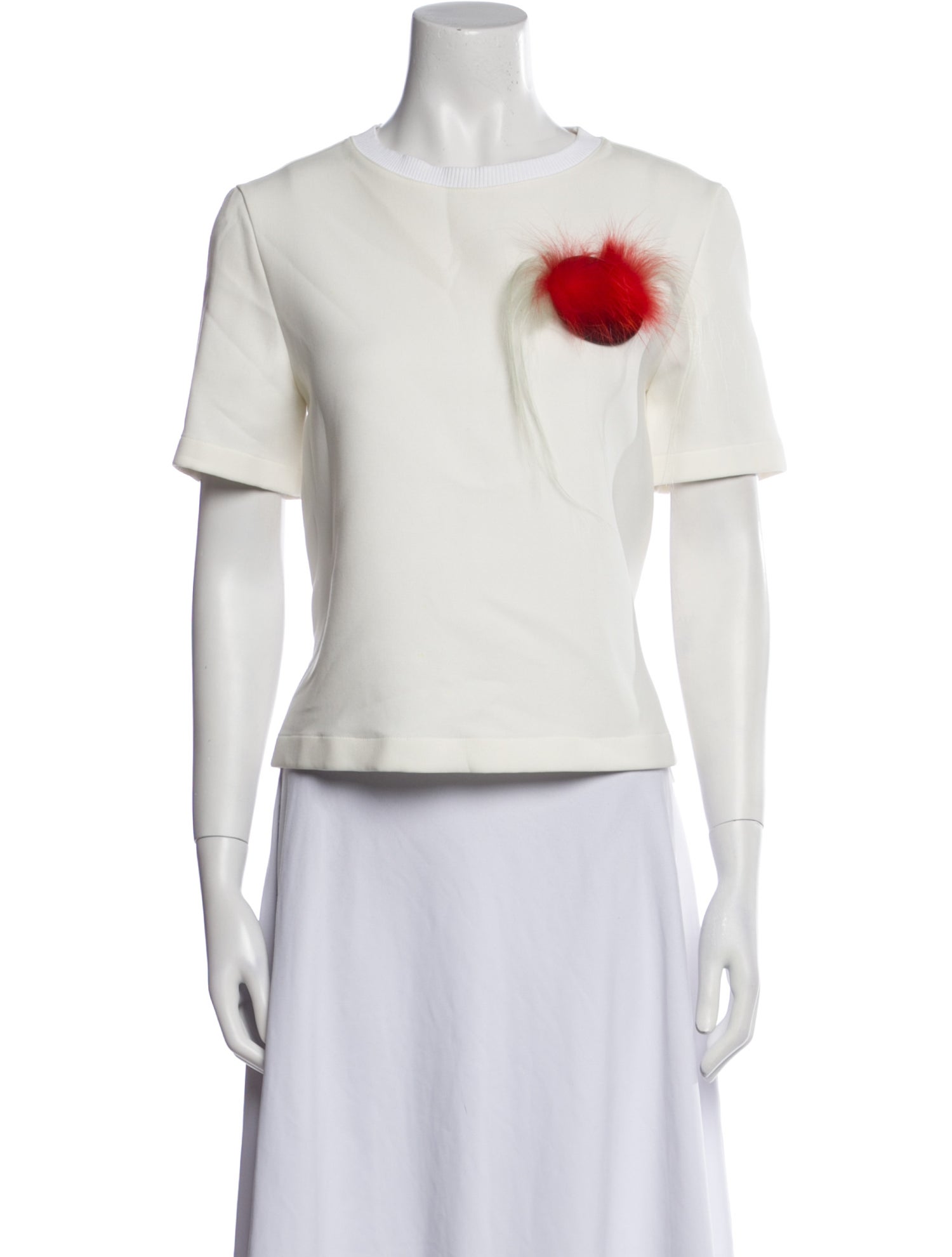 Fendi Crew Neck Short Sleeve T-Shirt