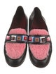 Fendi Rainbow Studs Leather Loafers