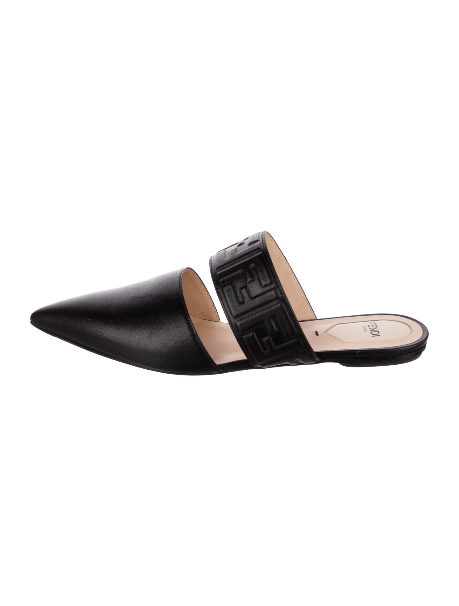 【Fendi】 Thick Platform Sandals FENDI High Wedge Heels Sandals Black Textile Platform Pumps