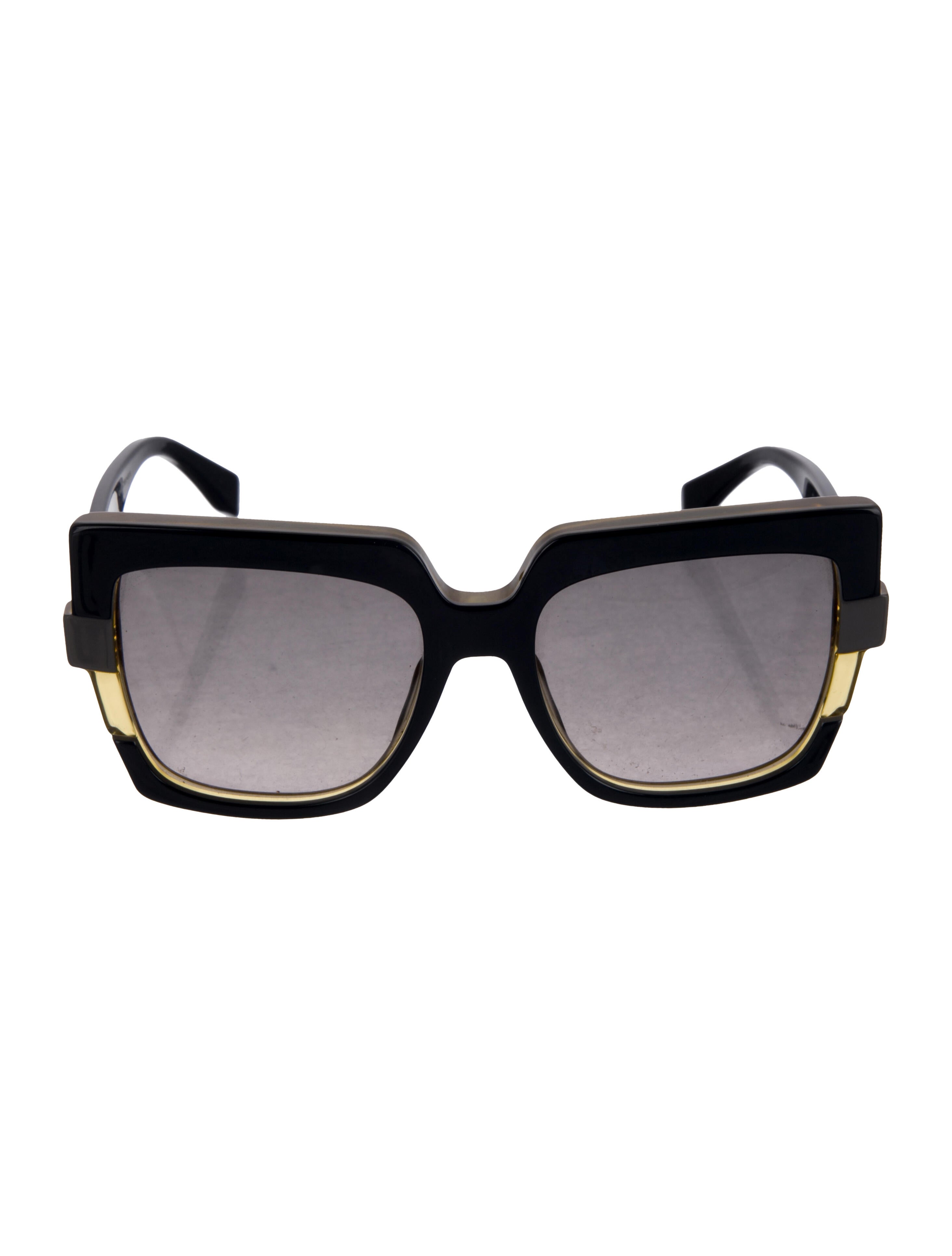 Fendi Square Gradient Sunglasses