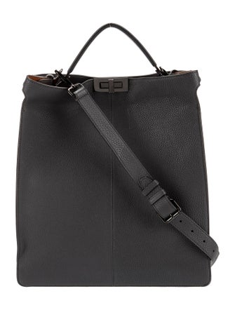 Fendi Leather Messenger Bag