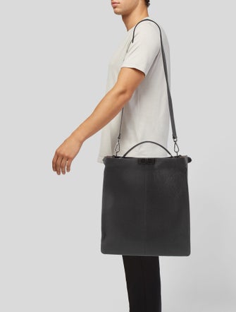 Fendi Leather Messenger Bag