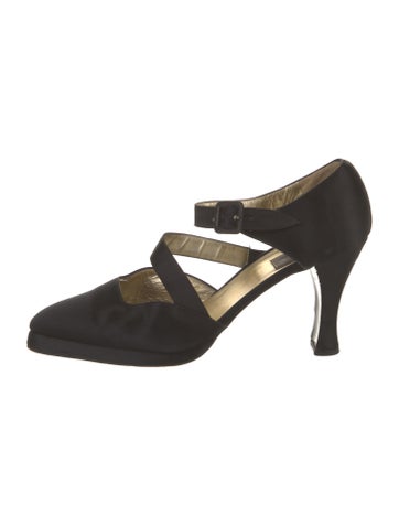 Fendi Pumps Satin Bow Accents D'Orsay 9