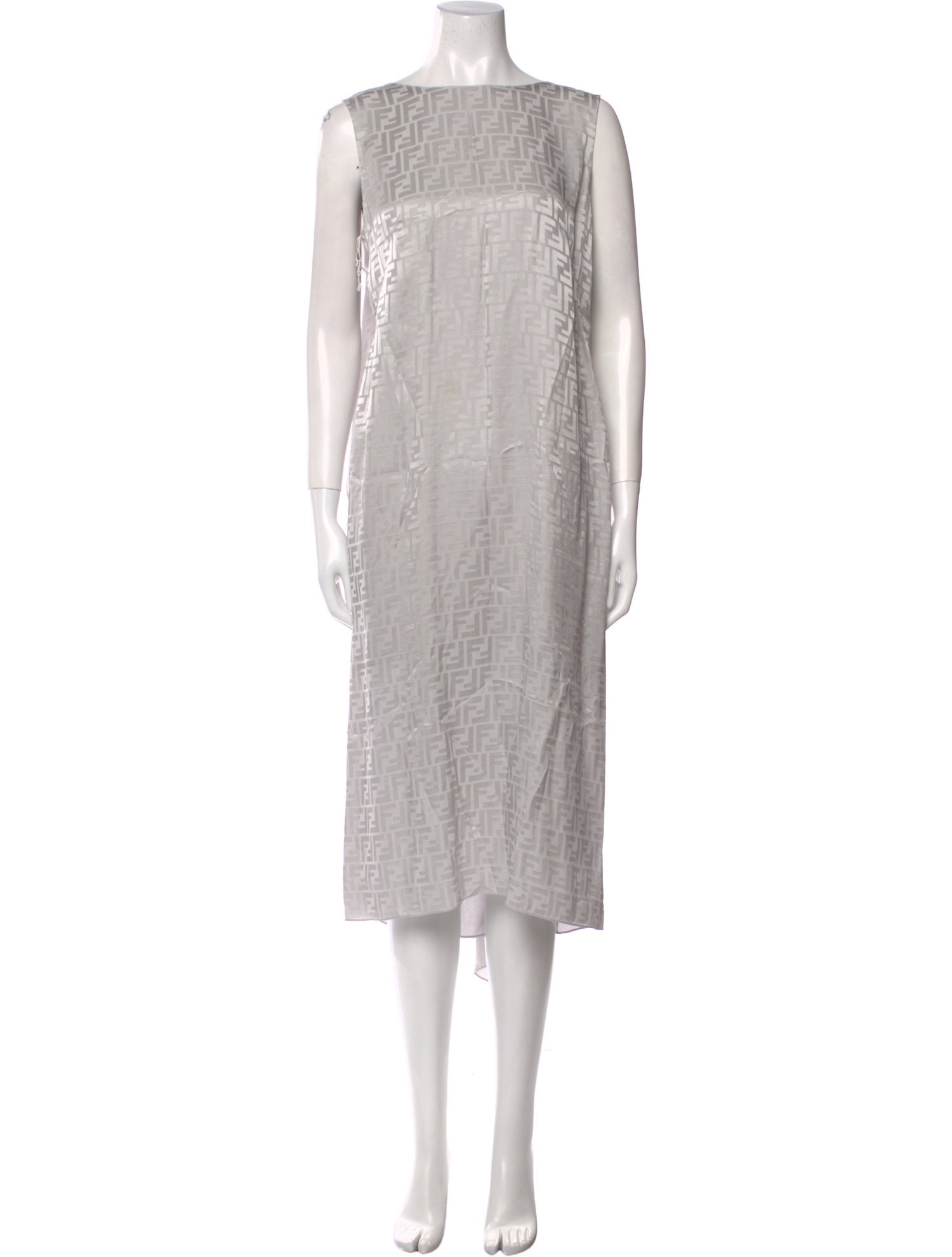 Fendi Silk Midi Length Dress