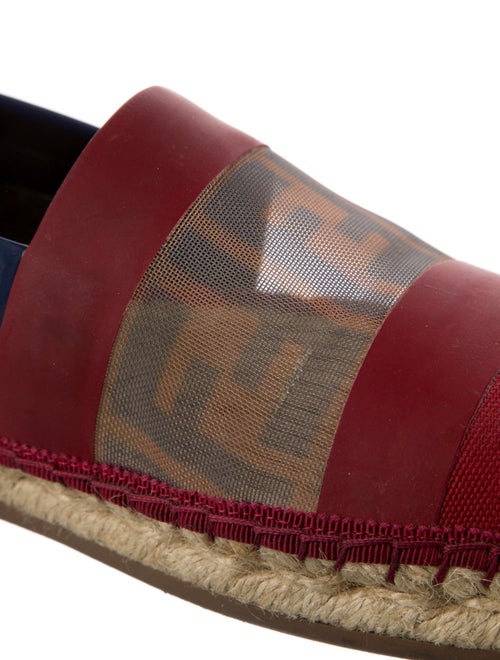Fendi Zucca FF Logo Canvas Espadrilles