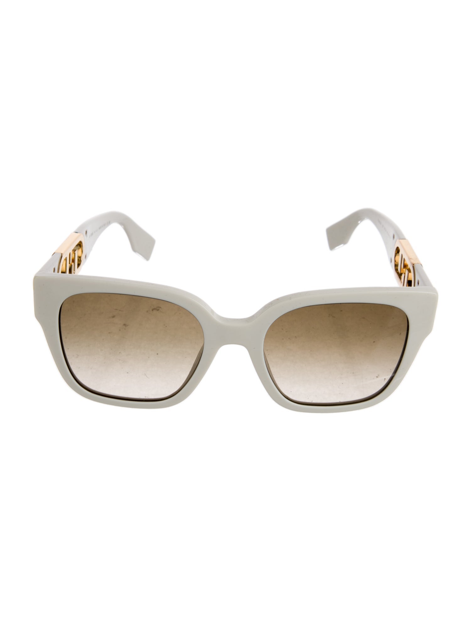 Fendi Zucca FF Logo Wayfarer Sunglasses