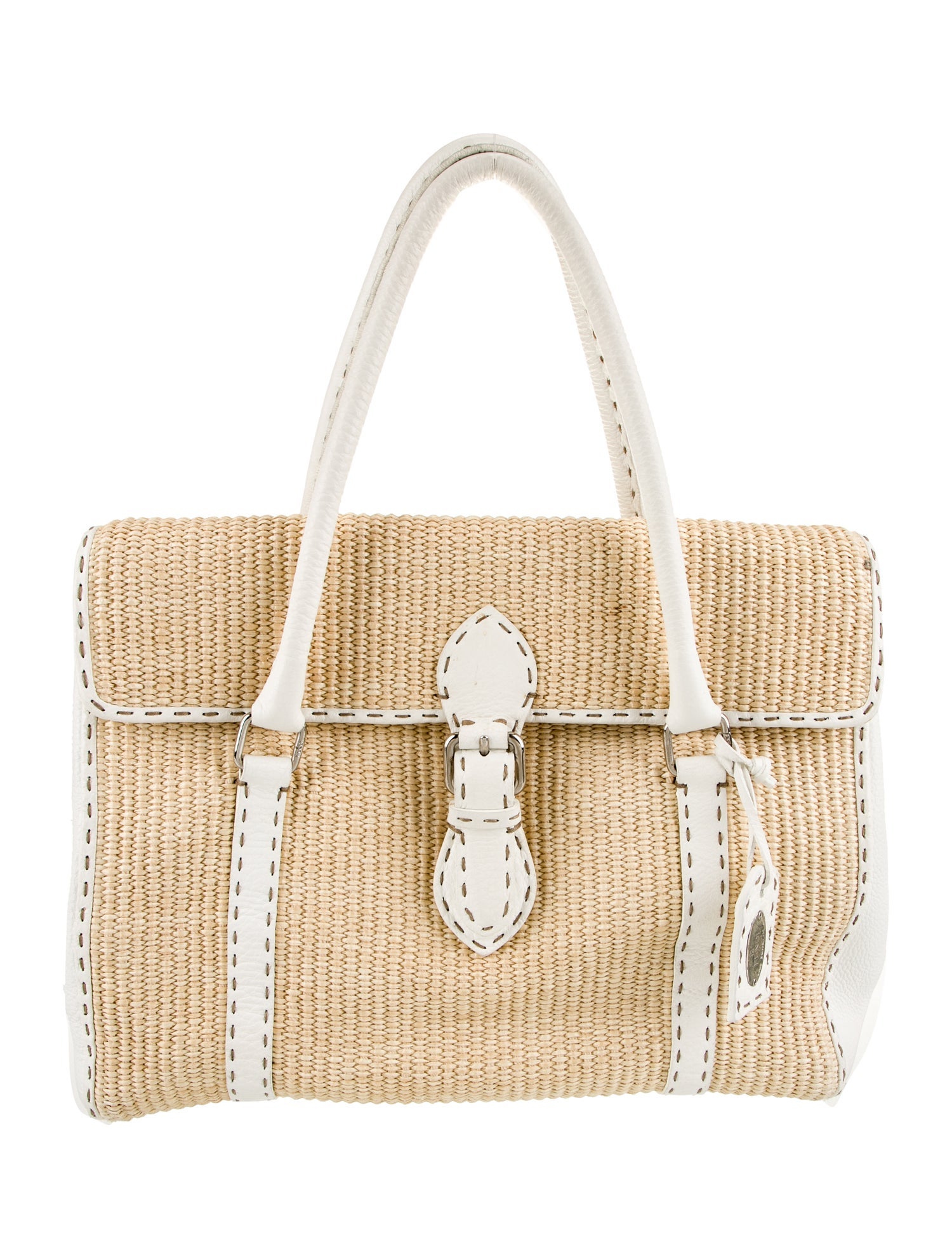 Fendi Raffia Shoulder Bag