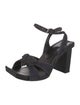 Fendi Denim Slingback Sandals
