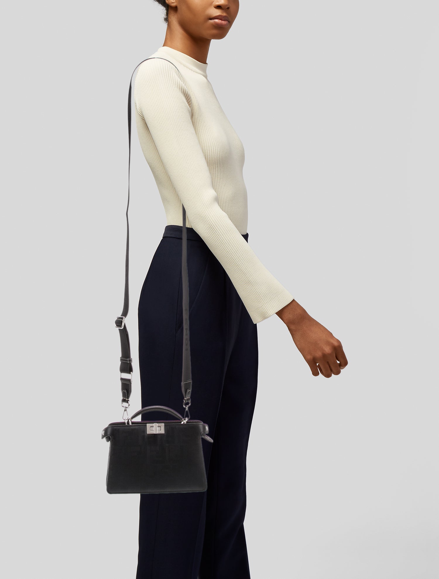 Fendi Zucca FF Peekaboo ISeeU XCross