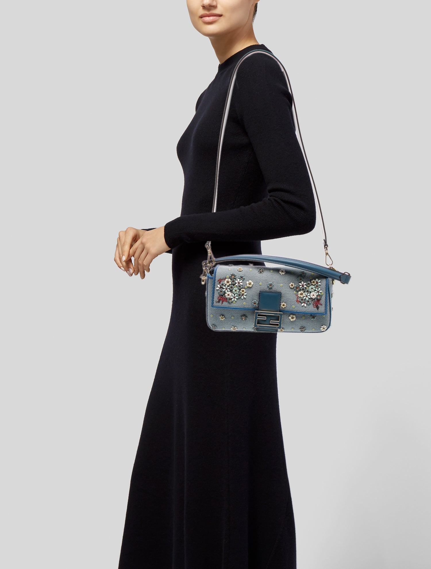 Fendi Denim Baguette 2025