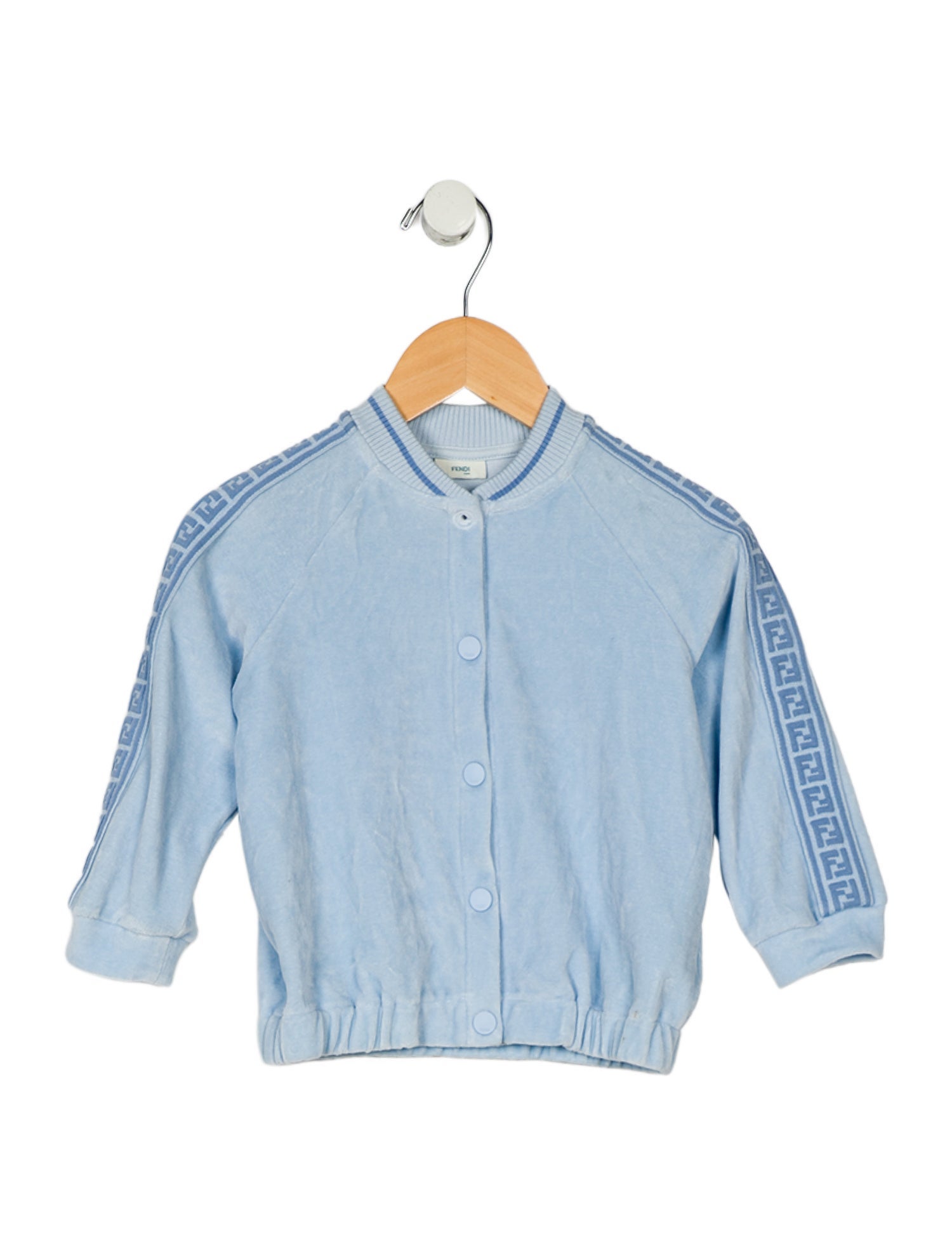 Fendi Solid Velour Jacket