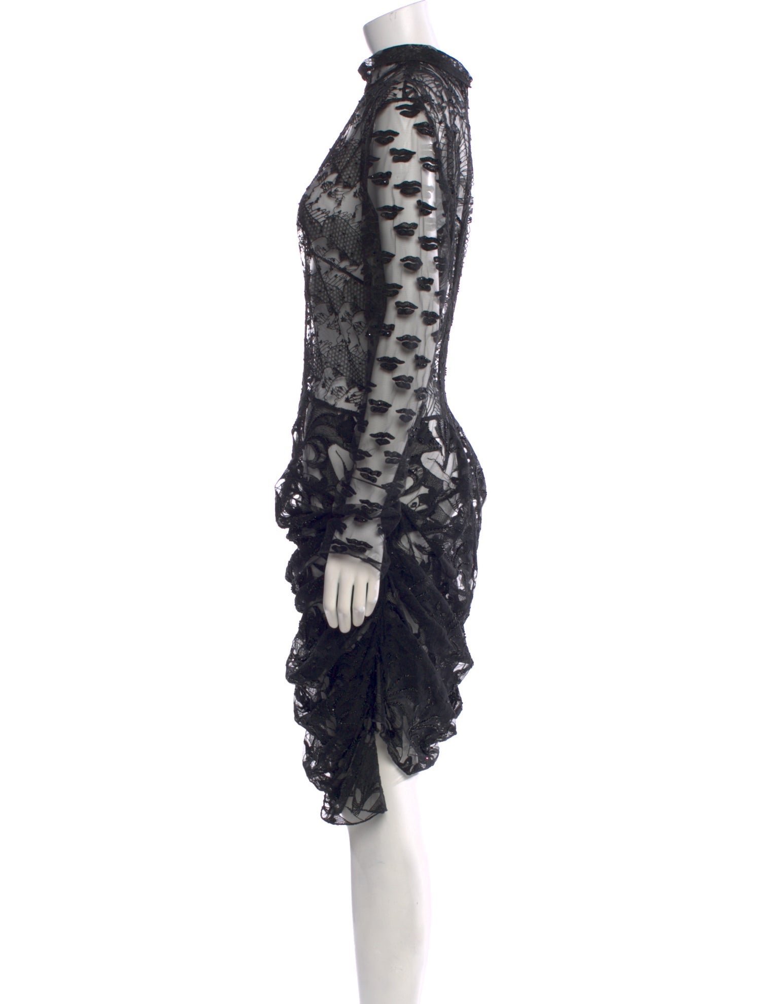 Fendi Mesh Midi Length Dress