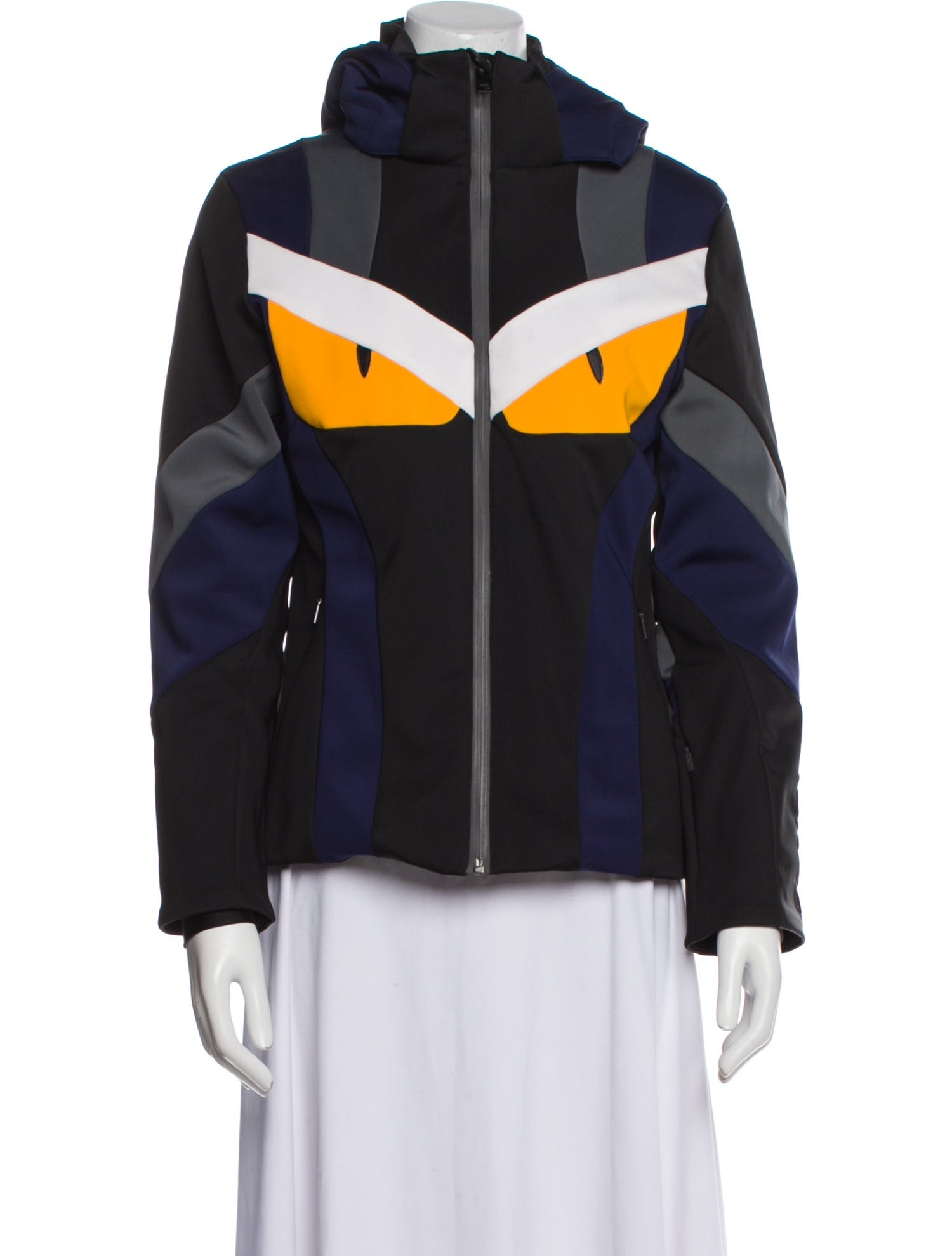 Fendi Colorblock Pattern Jacket