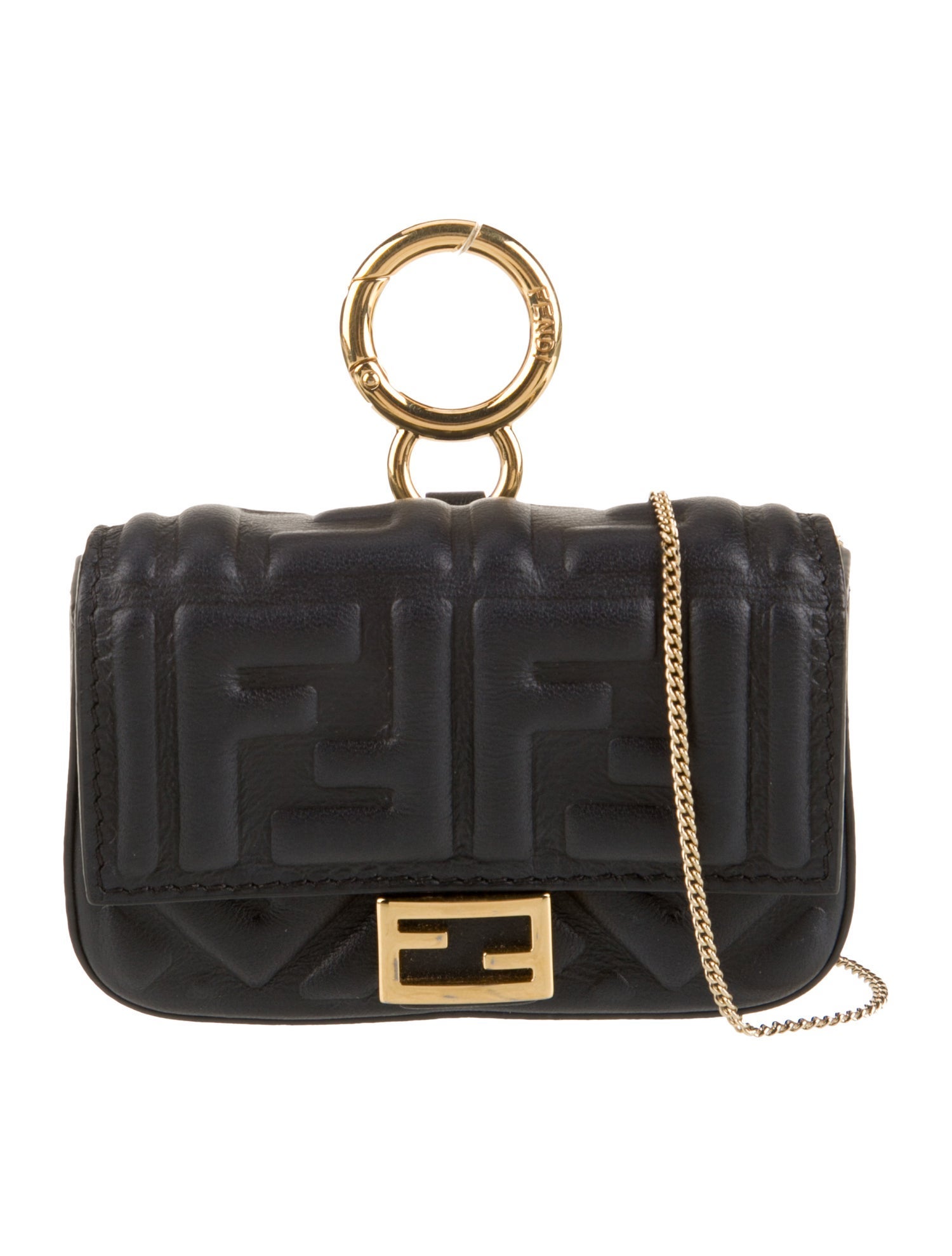 Fendi Leather Top Handle Bag