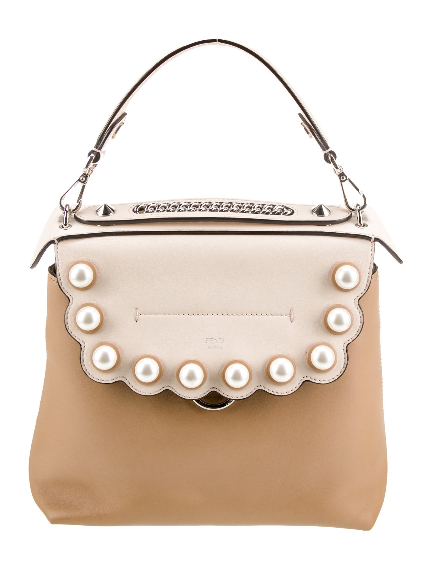 Fendi Faux Pearl Back To School Small