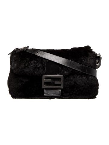 Fendi Shoulder Bags Fur Baguette