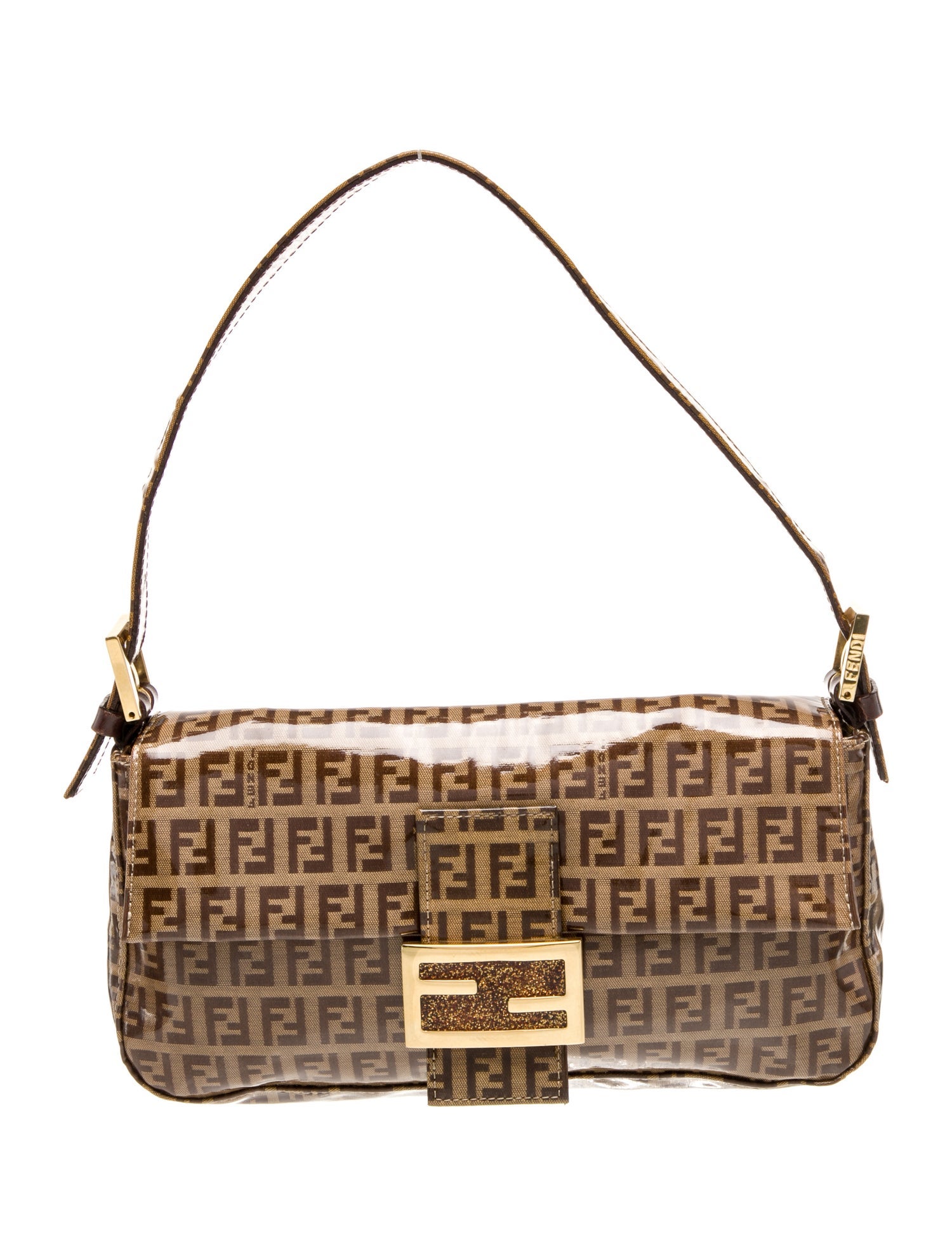 Fendi Zucchino FF Baguette Vintage