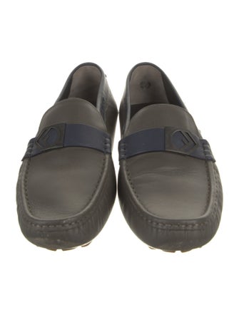 Fendi Zucca FF Logo Leather Drivers