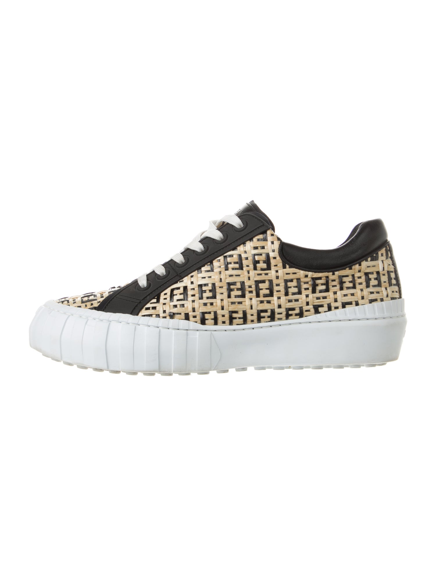 Fendi Raffia Sneakers