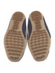 Fendi Pequin Pattern Canvas Loafers