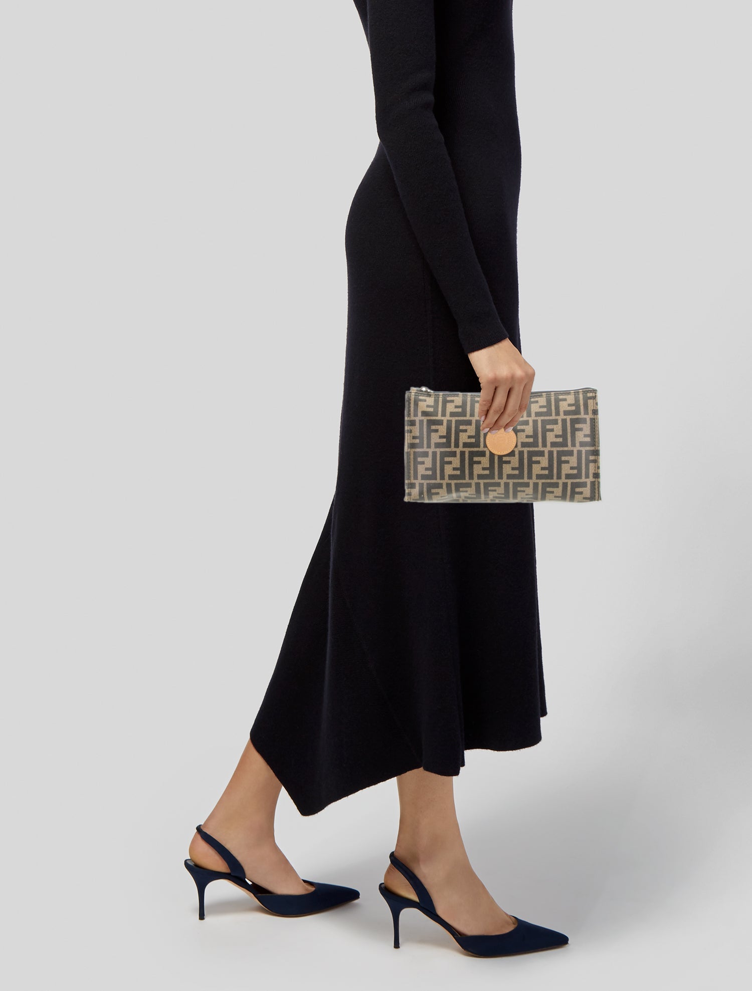 Fendi Zucca FF Clutch