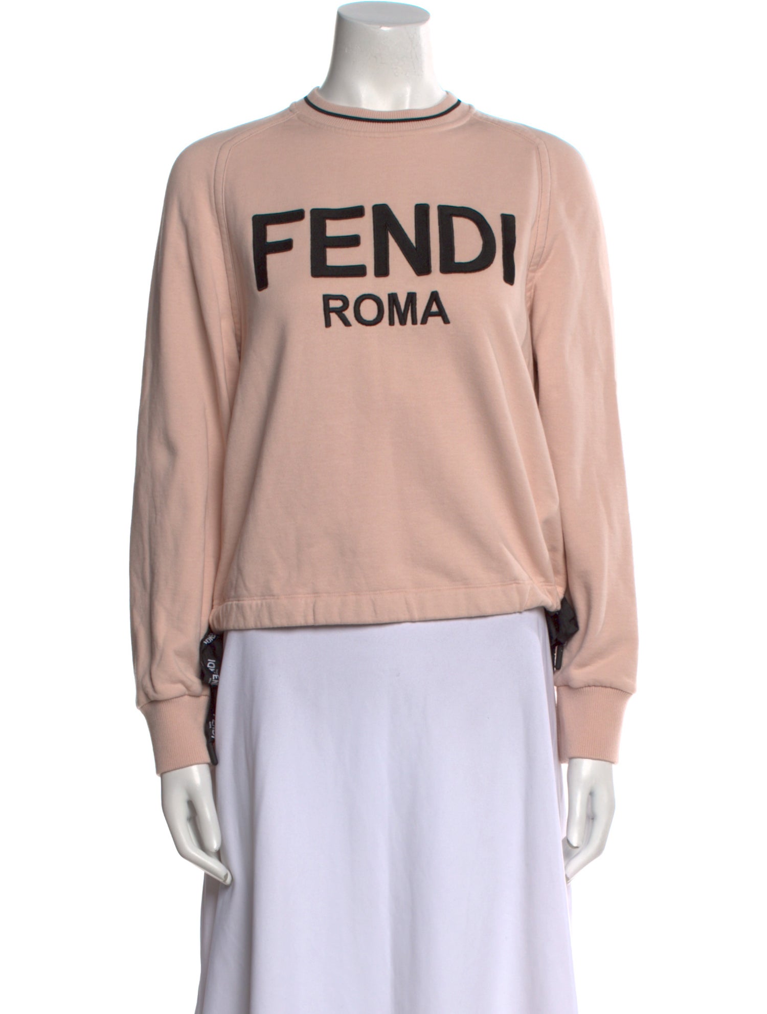Fendi Graphic Print Crew Neck Sweatshirt