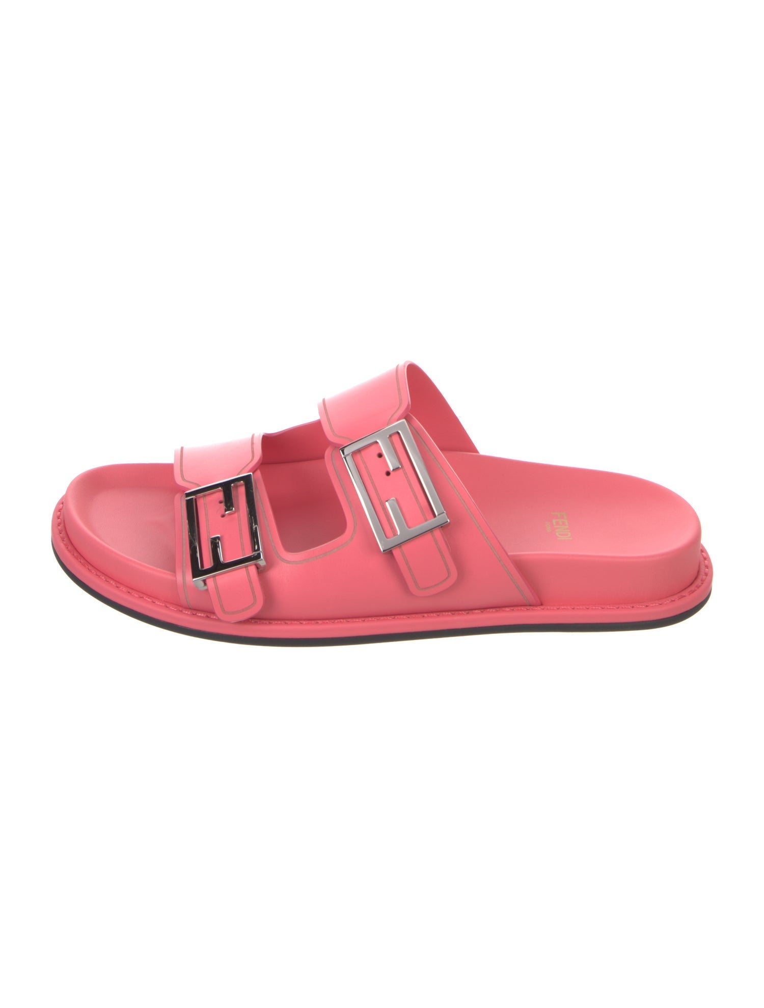 Fendi Leather Slides w/ Tags