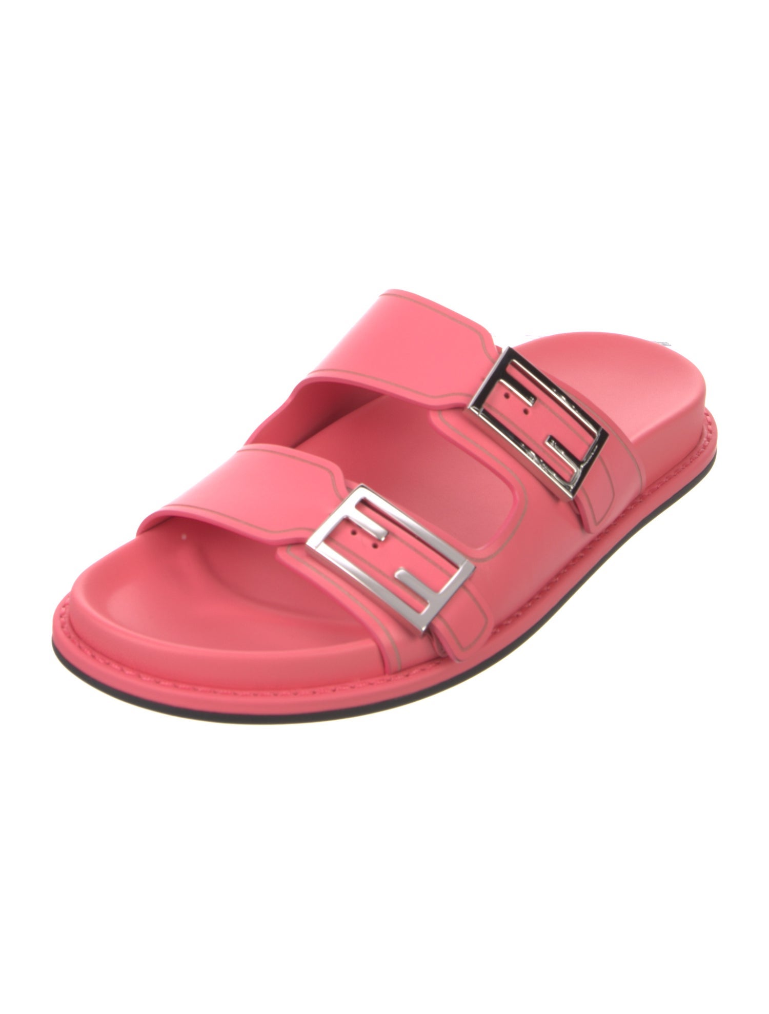 Fendi Leather Slides w/ Tags