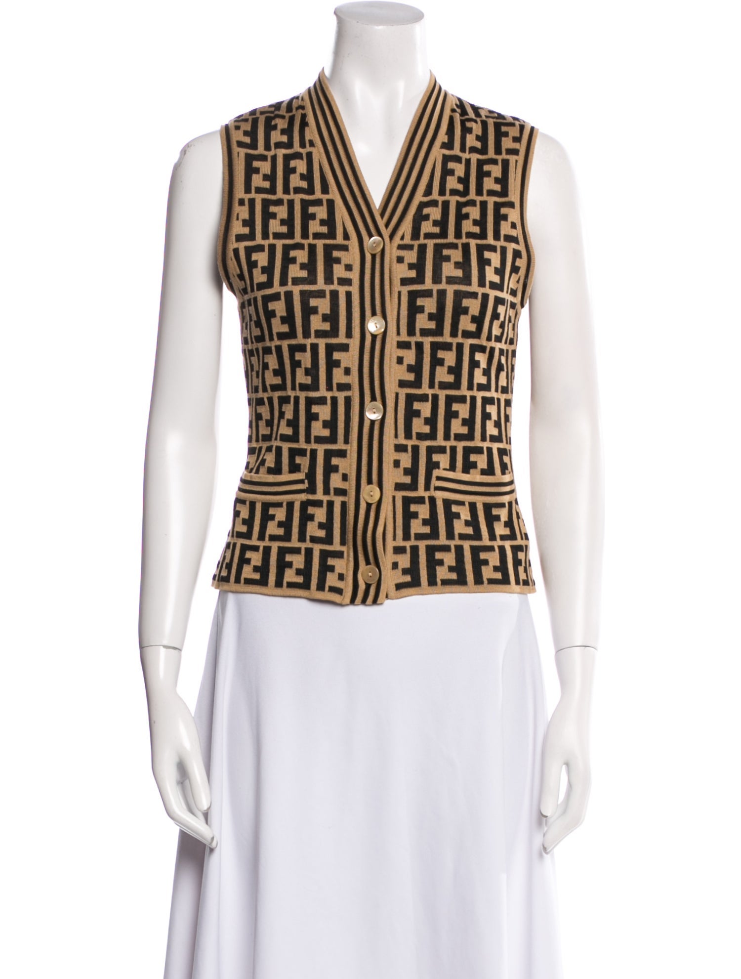 Fendi Vintage Late 1980's - Early 1990's Sweater