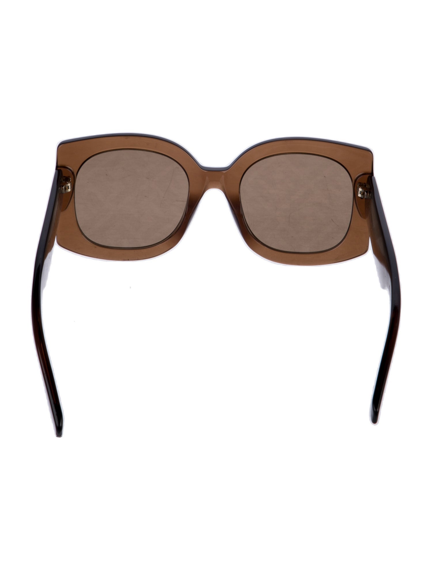 Fendi Zucca FF Logo Square Sunglasses