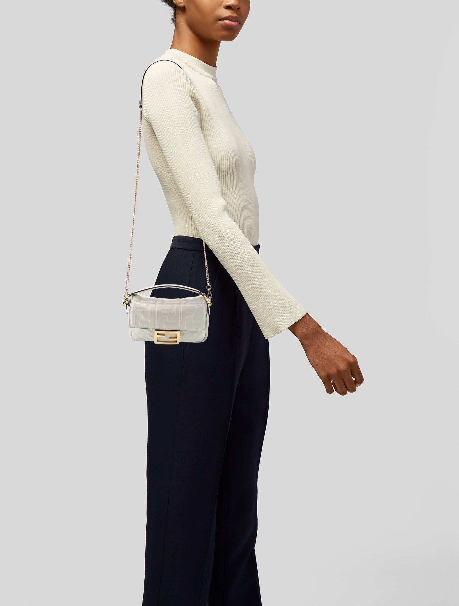 Fendi Zucca FF Baguette Mini