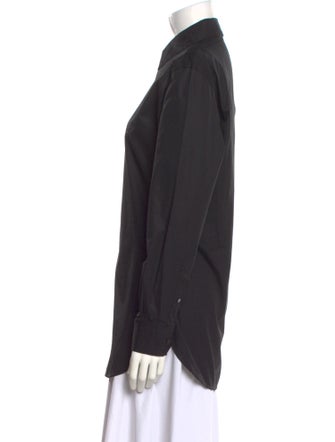 Fendi Long Sleeve Button-Up Top