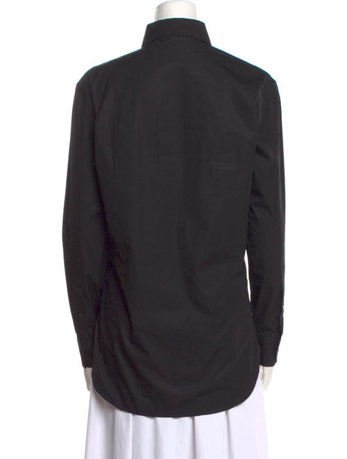 Fendi Long Sleeve Button-Up Top