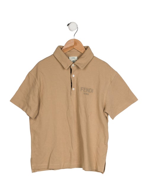 Fendi Solid Polo Top