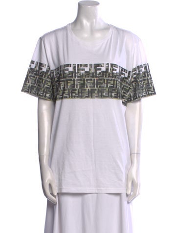 Fendi Tops 2019 Graphic Print T-Shirt XL