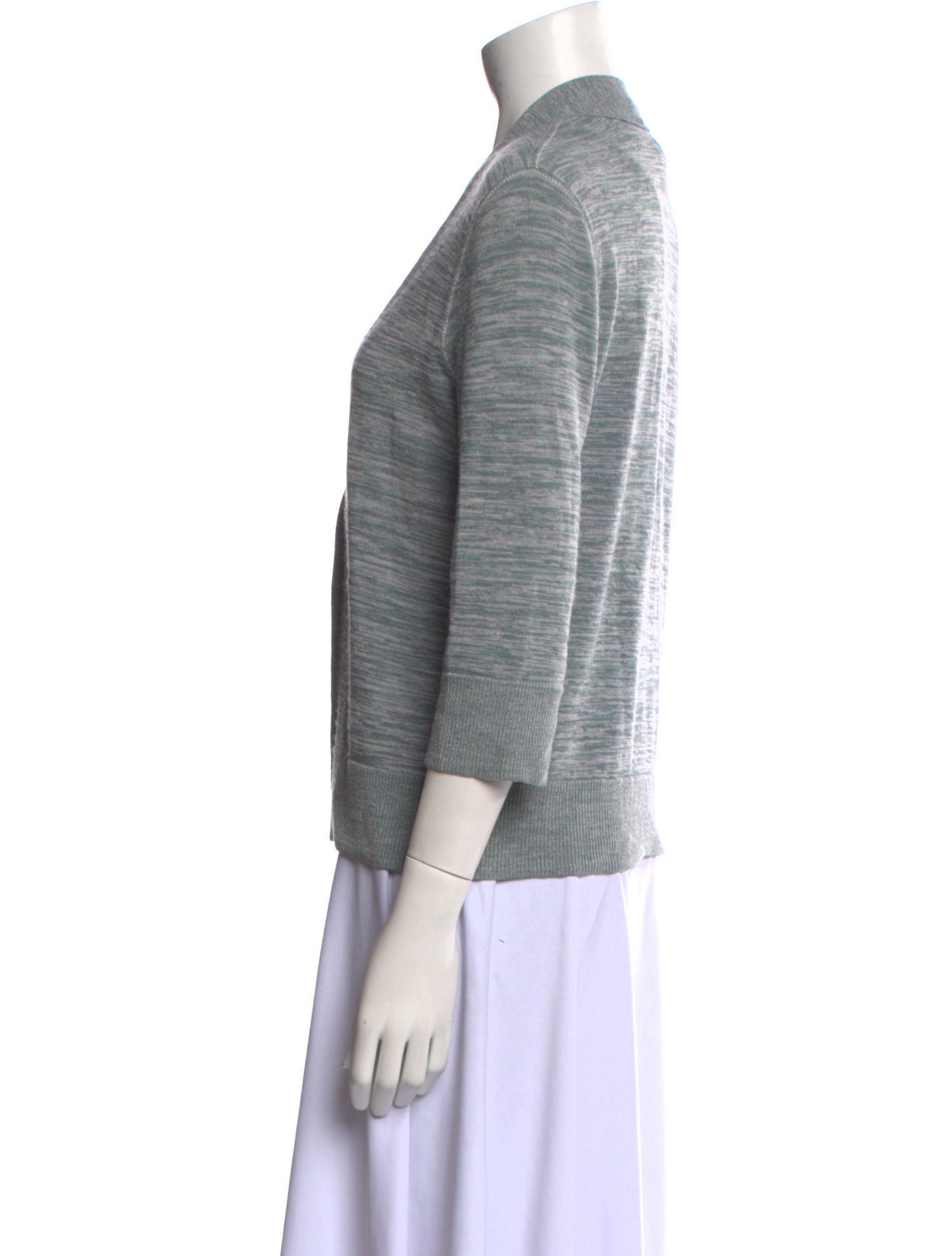 Fendi Virgin Wool V-Neck Sweater