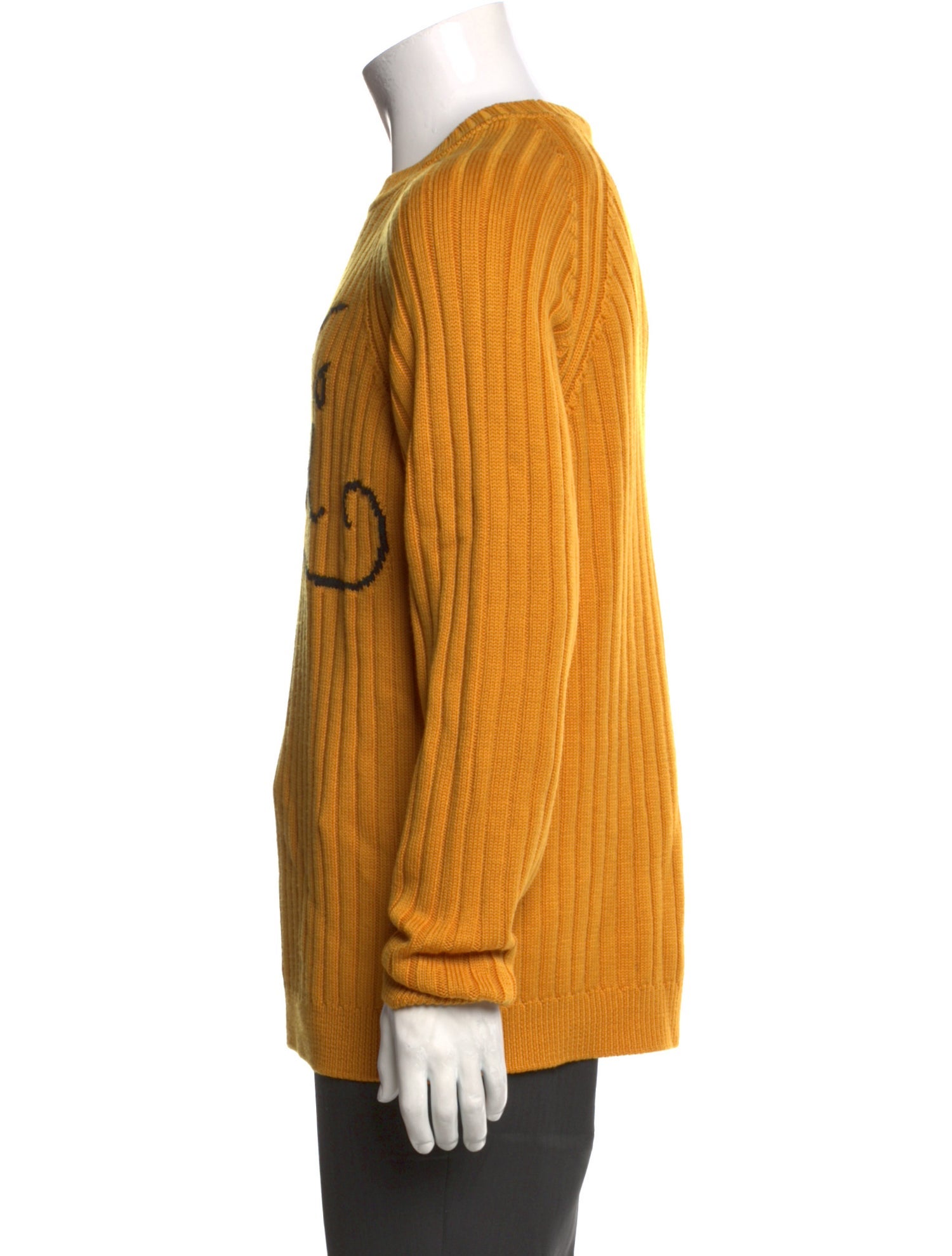 Fendi Virgin Wool Graphic Print Pullover