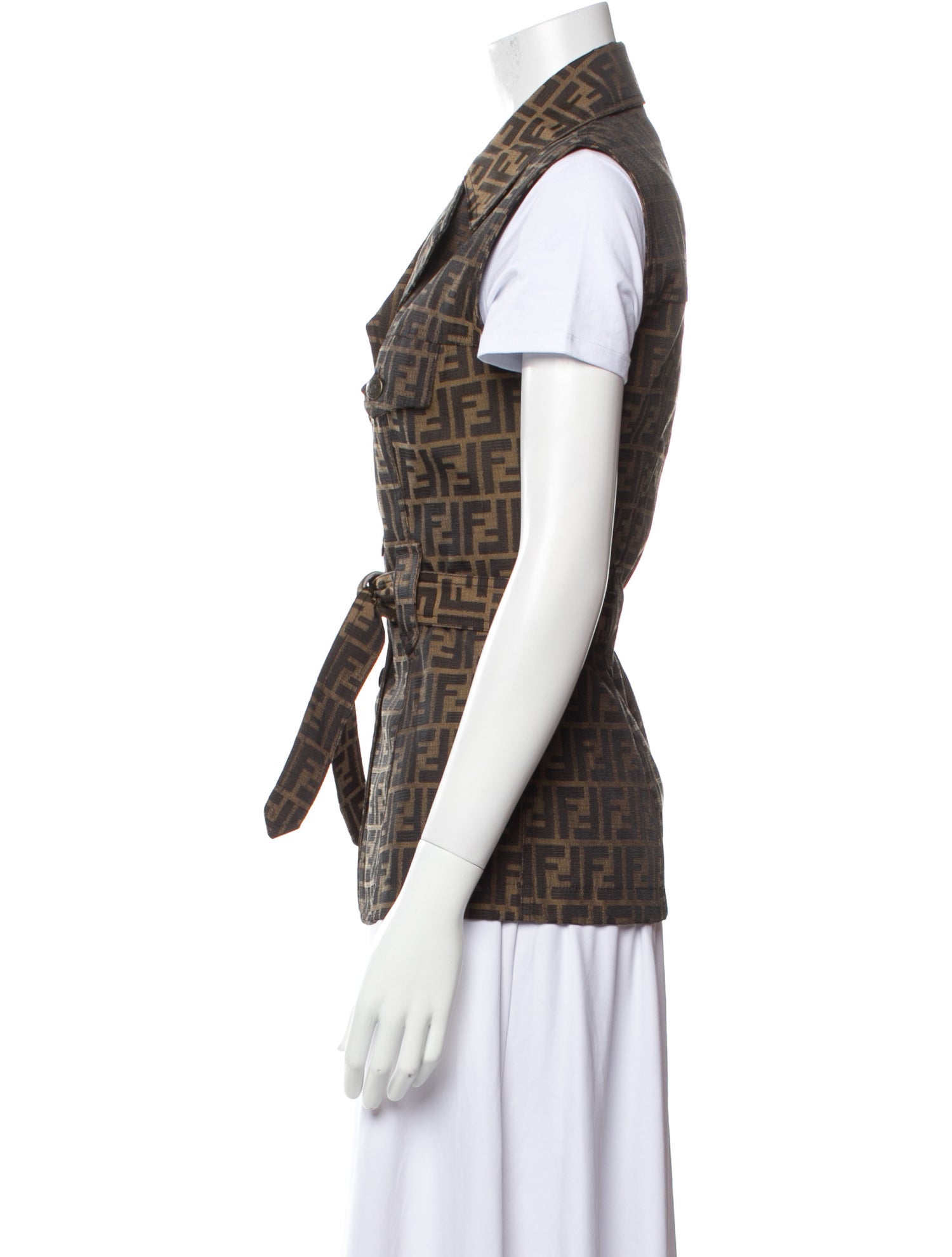Fendi Vintage Late 1980's - Early 1990's Vest