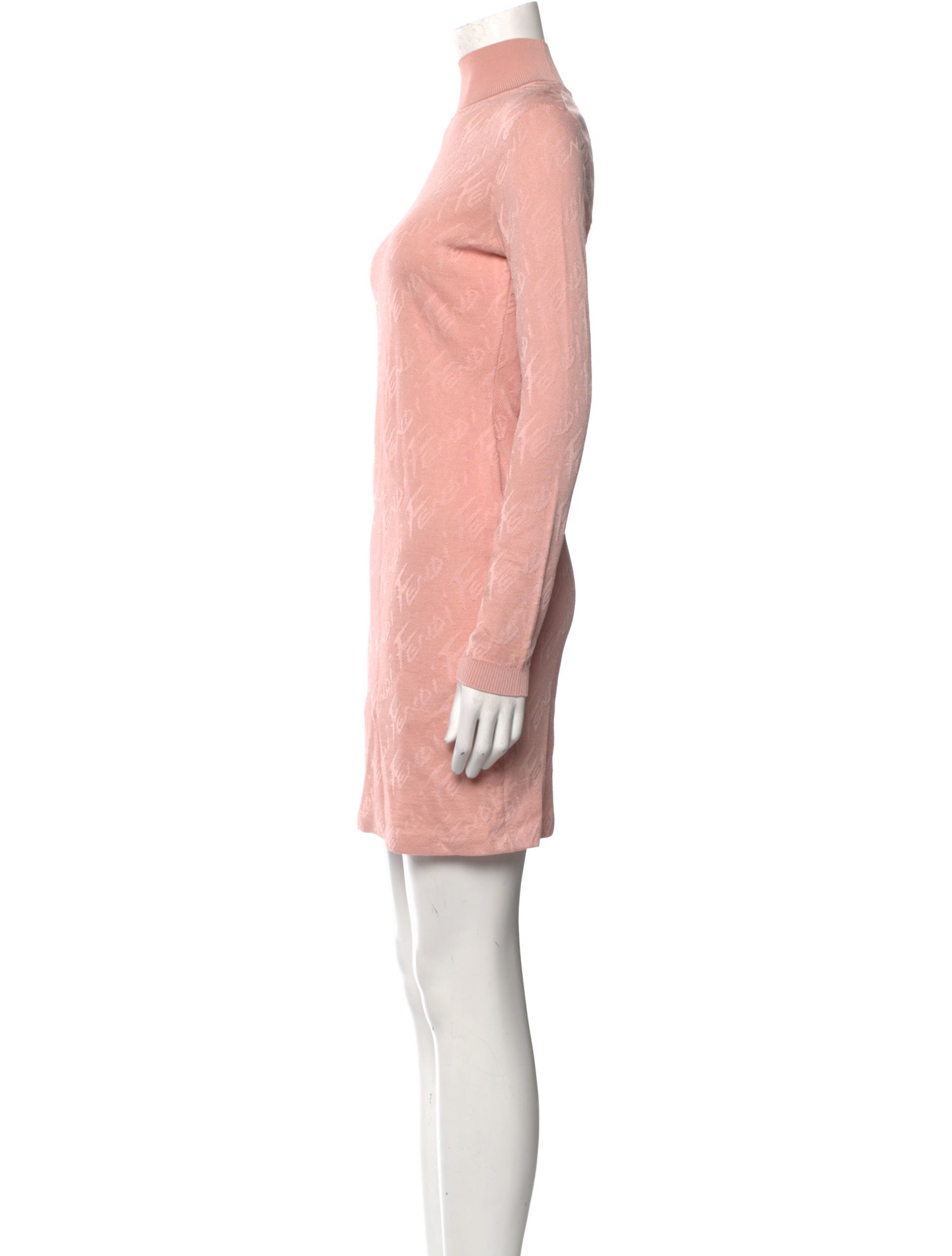 Fendi Turtleneck Mini Dress