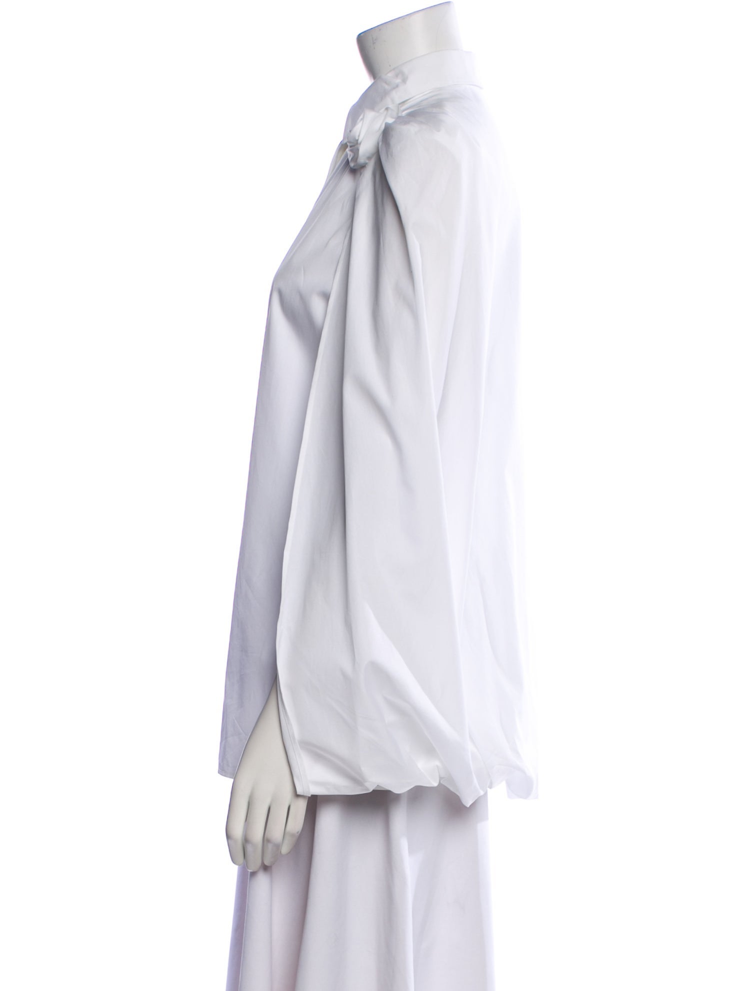 Fendi Long Sleeve Button-Up Top