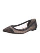Fendi Zucca FF Logo Mesh Ballet Flats