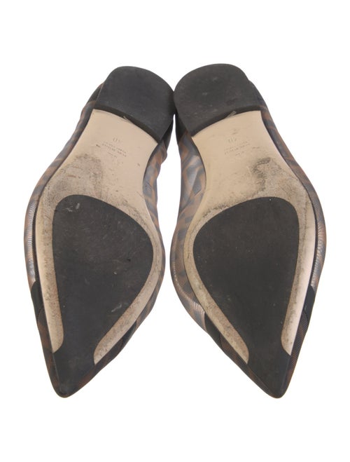Fendi Zucca FF Logo Mesh Ballet Flats