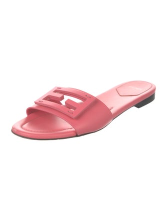 Fendi Leather Slides