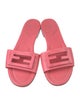 Fendi Leather Slides