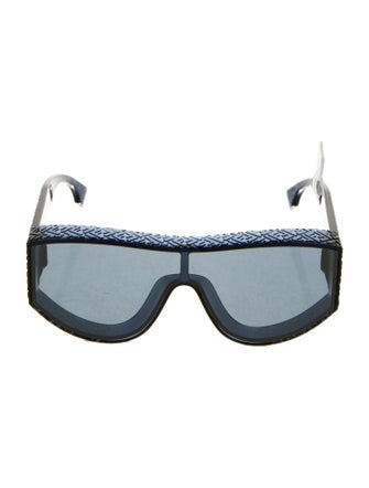 Fendi Shield Mirrored Sunglasses